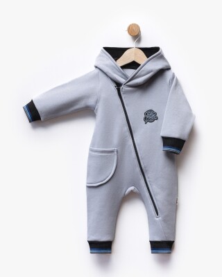 Wholesale Baby Boy Striped Jumpsuit 6-24M Flexi Baby 2063-252348 Blue