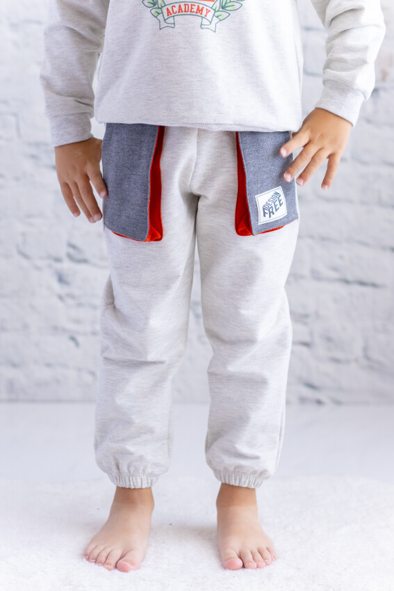 Wholesale Baby Boy Sweatpants with Pockets 6-48M Mininio 2062-252M1KJM06 - 1