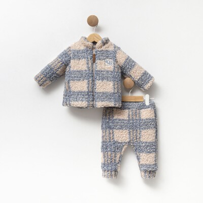 Wholesale Baby Boys 2-Piece Jacket and Pants Set 6-18M Cassiope 2061-473777 Blue