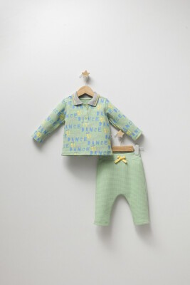Wholesale Baby Boys 2-Piece Long Sleeve T-shirt and Pants Set 6-24M Tongs 1028-4855 - Tongs
