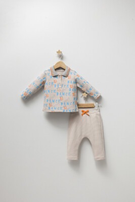 Wholesale Baby Boys 2-Piece Long Sleeve T-shirt and Pants Set 6-24M Tongs 1028-4855 - Tongs (1)