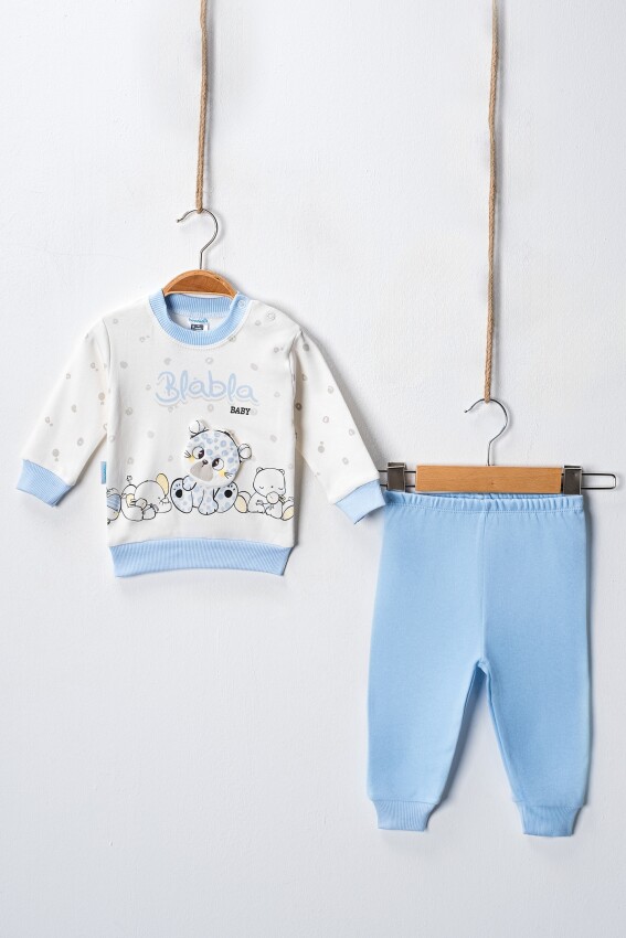 Wholesale Baby Boys 2-Piece Pajama Set 3-9M Hoppidik 2017-2204 - 6