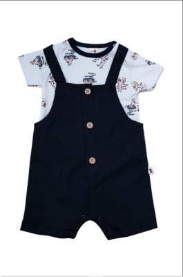 Wholesale Baby Boys 2-Piece Rompers and T-shirt Set 3-12M BabyZ 1097-4296 - BabyZ