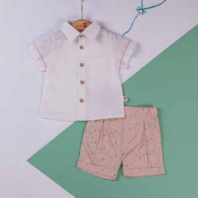 Wholesale Baby Boys 2-Piece Shirt and Shorts set 6-18M BabyZ 1097-4702 - 2