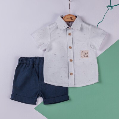 Wholesale Baby Boys 2-Piece Shirt and Shorts set 6-18M BabyZ 1097-4709 - 2