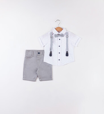 Wholesale Baby Boys 2-Piece Shirt and Shorts Set 6-24M Gold Class 1010-1329 - Gold Class (1)