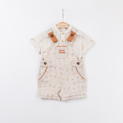 Wholesale Baby Boys 2-Piece Shirt and Underwear Set 3-12M Minibombili 1005-6742 - 2
