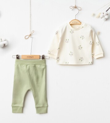 Wholesale Baby Boys 2-Piece Sweat and Pants Set 0-18M Ciccimbaby 1043-5054 - Ciccimbaby