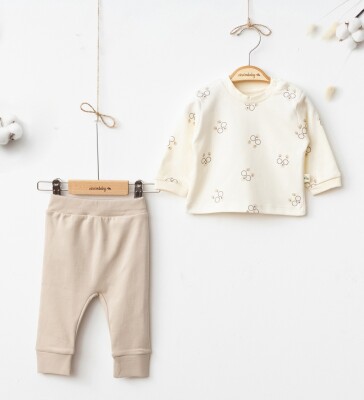 Wholesale Baby Boys 2-Piece Sweat and Pants Set 0-18M Ciccimbaby 1043-5054 - Ciccimbaby (1)