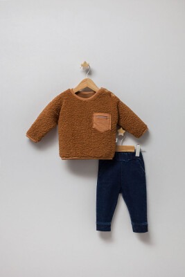 Wholesale Baby Boys 2-Piece Sweatshirt and Pants Set 6-24M Tongs 1028-4884 - 1