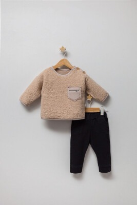 Wholesale Baby Boys 2-Piece Sweatshirt and Pants Set 6-24M Tongs 1028-4884 - Tongs (1)