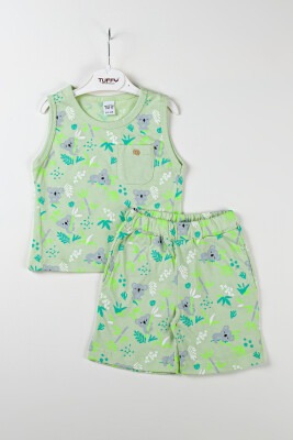 Wholesale Baby Boys 2-Piece T-shirt and Shorts set 6-18M Tuffy 1099-8517 - 2
