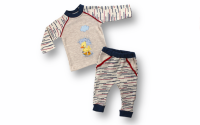 Wholesale Baby Boys 2-Piece Tracksuit Set 0-6M Tomuycuk 1074-75386 - Tomuycuk