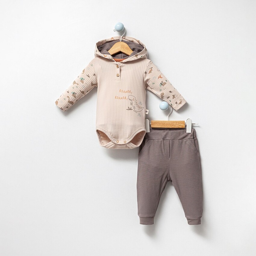 Wholesale Baby Boys 2-Pieces Body and Pants Set 3-12M Bubbles 2040-3007 - 3