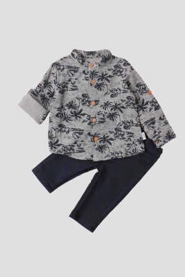 Wholesale Baby Boys 2-Pieces Shirt and Pants Set 9-24M Kidexs 1026-35063 - Kidexs