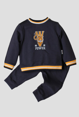 Wholesale Baby Boys 2-Pieces Sweatshirt and Pants 9-24M Kidexs 1026-35073 - Kidexs