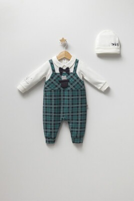 Wholesale Baby Boys 3-Piece Jumpsuit Set 0-6M Tongs 1028-4331 - 1