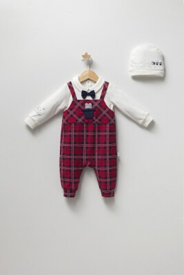 Wholesale Baby Boys 3-Piece Jumpsuit Set 0-6M Tongs 1028-4331 - 2