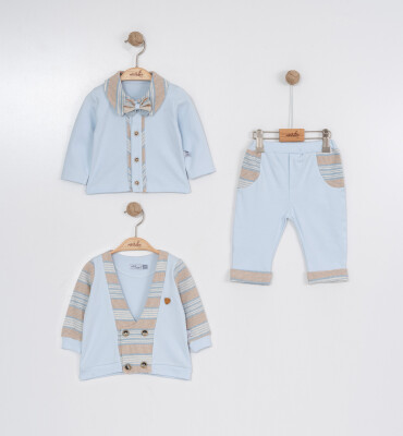 Wholesale Baby Boys 3-Piece Set 6-24M Miniborn 2019-9050 - Miniborn (1)