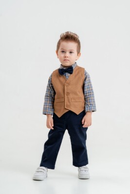 Wholesale Baby Boys 3-Piece Vest, Shirt and Pants Set 9-24Y KidsRoom 1031-6001 - KidsRoom