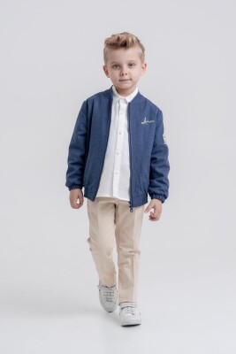 Wholesale Baby Boys 3-Pieces Jacket, Shirt and Pants Set 9-24M Lemon 1015-10101 - 3