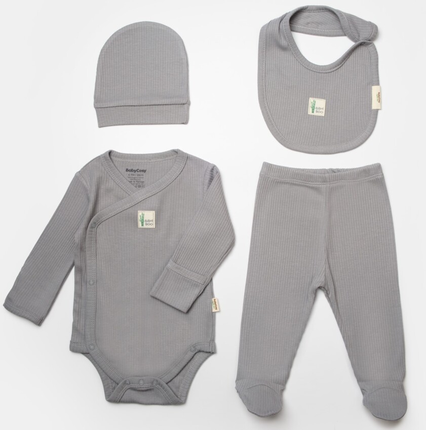 Wholesale Baby Boys 4-Piece Newborn Set 0-9M BabyCosy 2022-CSYB9011 - 1