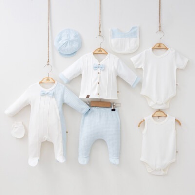 Wholesale Baby Boys 8-Piece Newborn Set 0-3M Minizeyn 2014-2002 - 1