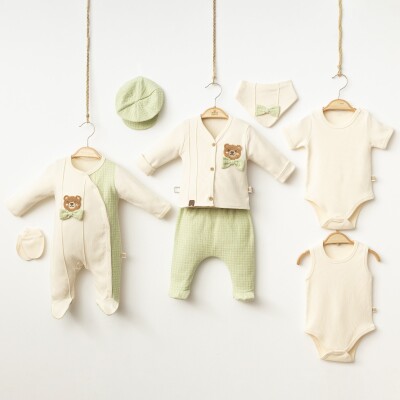 Wholesale Baby Boys 8-Pieces Newborn Set 0-3M Minizeyn 2014-2004 - 2