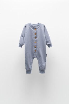 Wholesale Baby Boys Jumpsuit Set with Button 2-5Y Moi Noi 1058-MN10672 Синий