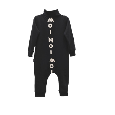 Wholesale Baby Boys Jumpsuit Set with Button 2-5Y Moi Noi 1058-MN10672 Чёрный 