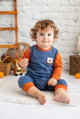 Wholesale Baby Boys Jumpsuit with Bear Printed 3-24M Zeyland 1070-212Z1AVH49 - 1