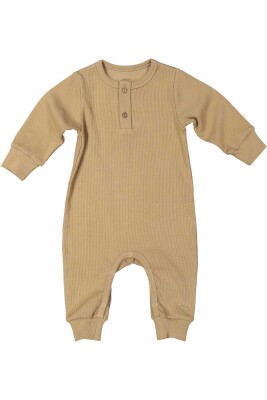 Wholesale Baby Boys Jumpsuit with Button Gots Certificate 100% Organic Cotton 0-24M Zeyland 1070-232 - Zeyland