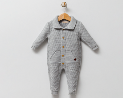 Wholesale Baby Boys Knitwear Rompers 0-6M Milarda 2001-2063 - 2