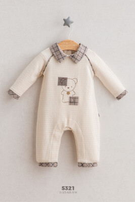 Wholesale Baby Boys Printed Jumpsuit 0-6M Tongs 1028-5321 - Tongs