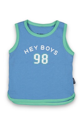 Wholesale Baby Boys Printed T-shirt 6-18M Tuffy 1099-8003 - 1