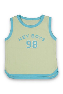 Wholesale Baby Boys Printed T-shirt 6-18M Tuffy 1099-8003 - Tuffy (1)