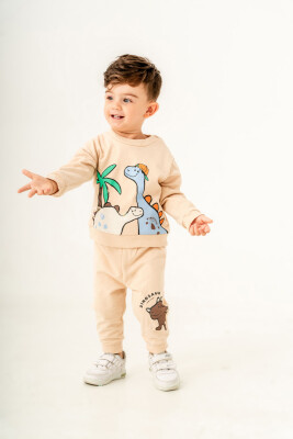 Wholesale Baby Boys Printed Tracksuit Set 6-18M Tuffy 1099-0803 - 3