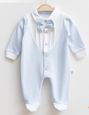 Wholesale Baby Boys Rompers 0-6M Miniborn 2019-6045 Blue