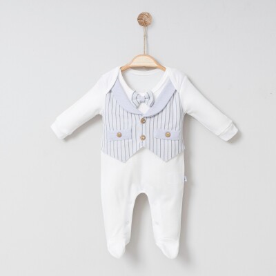 Wholesale Baby Boys Rompers 0-6M Miniborn 2019-6081 - 1