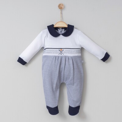 Wholesale Baby Boys Rompers 0-6M Miniborn 2019-6110 - 3