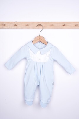 Wholesale Baby Boys Rompers 0-6M Miniborn 2019-6153 Blue