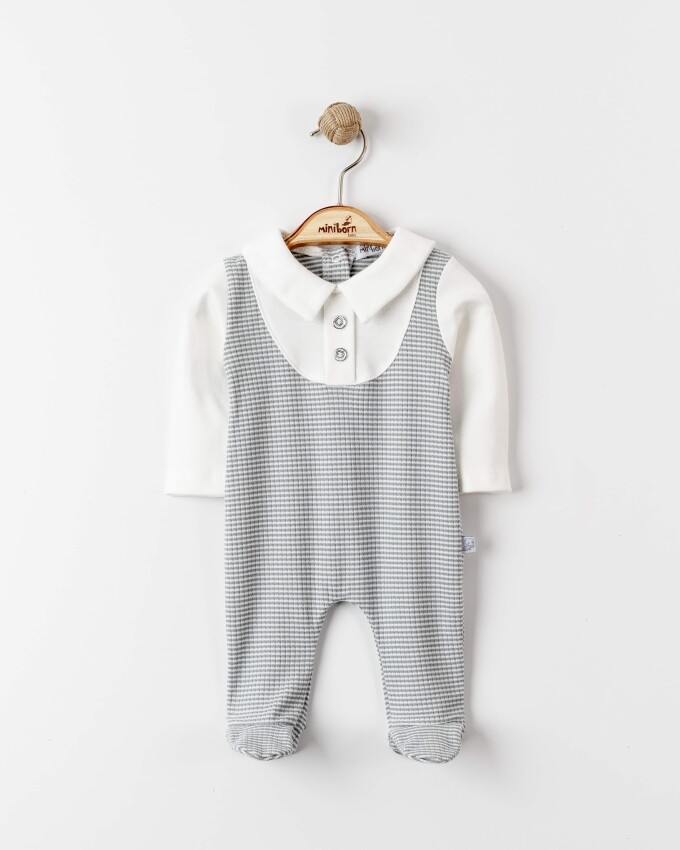 Wholesale Baby Boys Rompers 0-6M Miniborn 2019-6313 - 2