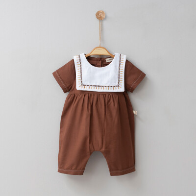 Wholesale Baby Boys Rompers 6-24 Miniborn 2019-6122 Brown