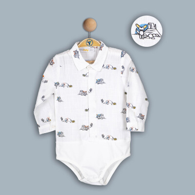Wholesale Baby Boys Shirt 6-24M Timo 1018-TE4DT042243141 - Timo