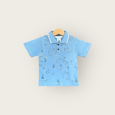 Wholesale Baby Boys T-shirt 1-4Y Algiy Mini 2047-3563 - 2