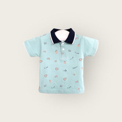 Wholesale Baby Boys T-shirt 6-18M Algiy Mini 2047-3550 - 6