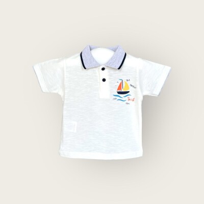 Wholesale Baby Boys T-shirt 6-18M Algiy Mini 2047-3551 - 2