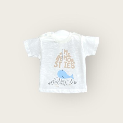 Wholesale Baby Boys T-shirt 6-18M Algiy Mini 2047-3552 - 2
