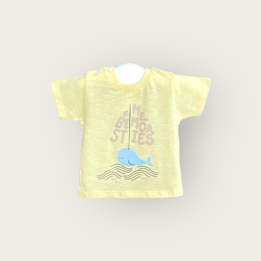 Wholesale Baby Boys T-shirt 6-18M Algiy Mini 2047-3552 - 4