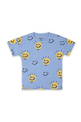 Wholesale Baby Boys T-shirt 6-24M Divonette 1023-7761-1 Blue